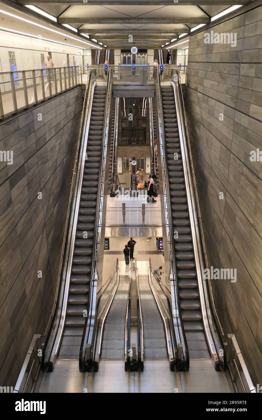 Kopenhagen, Metro, Frederiksberg // Kopenhagen, Metro, Frederiksberg Stockfoto