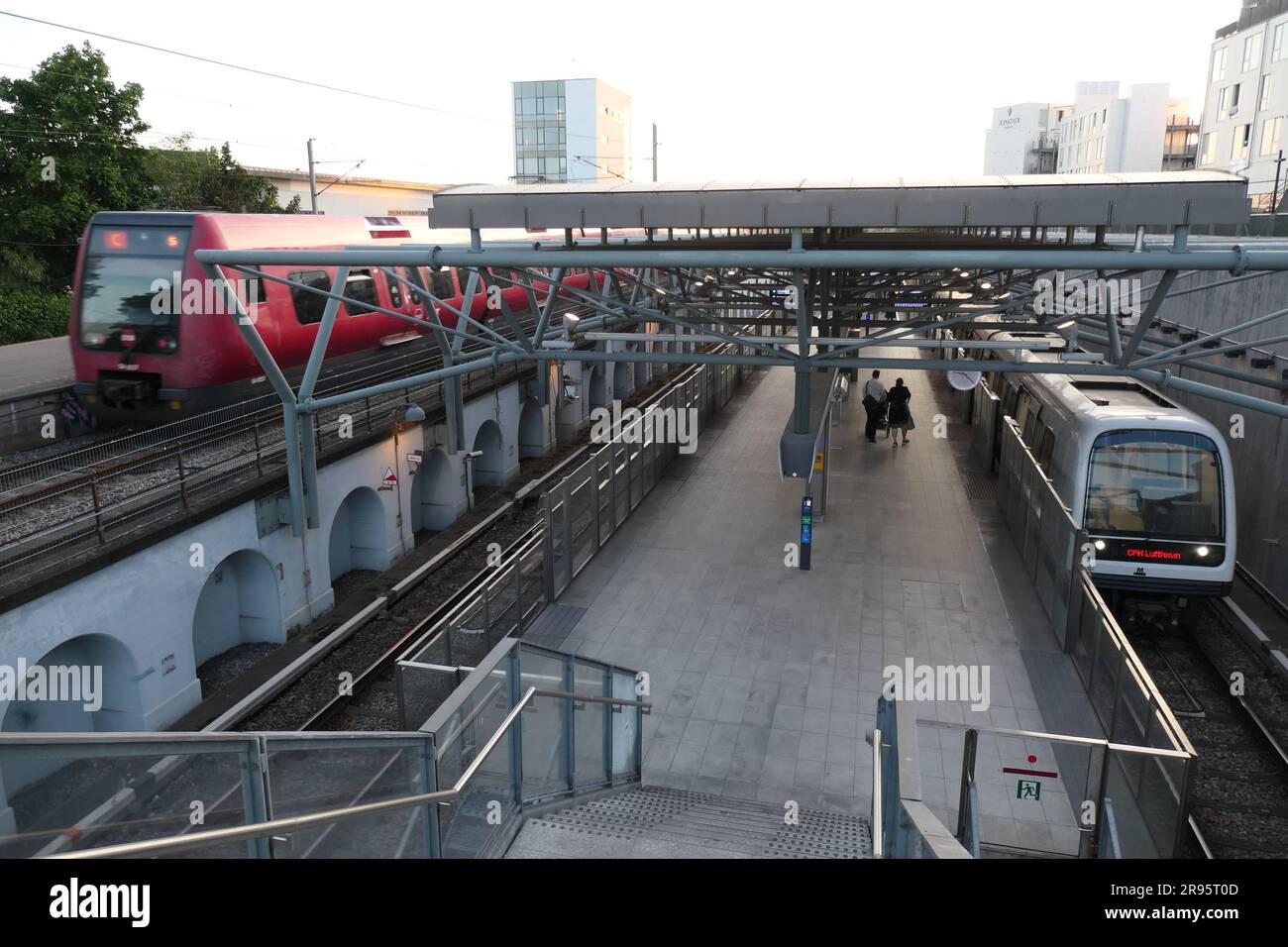 Kopenhagen, Metro, Vanløse // Kopenhagen, Metro, Vanløse Stockfoto