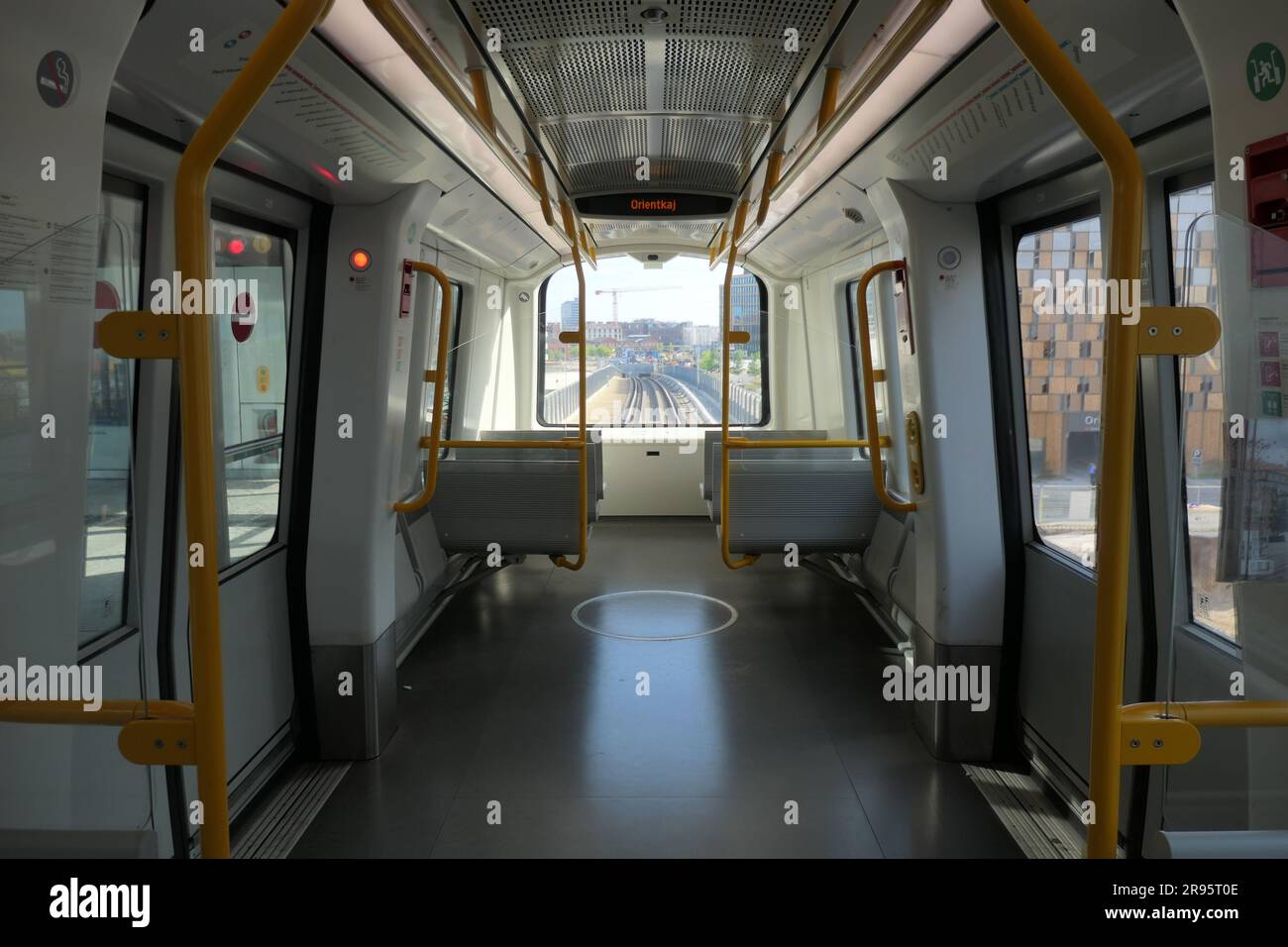 Kopenhagen, Metro, Orientkaj // Kopenhagen, Metro, Orientkaj Stockfoto