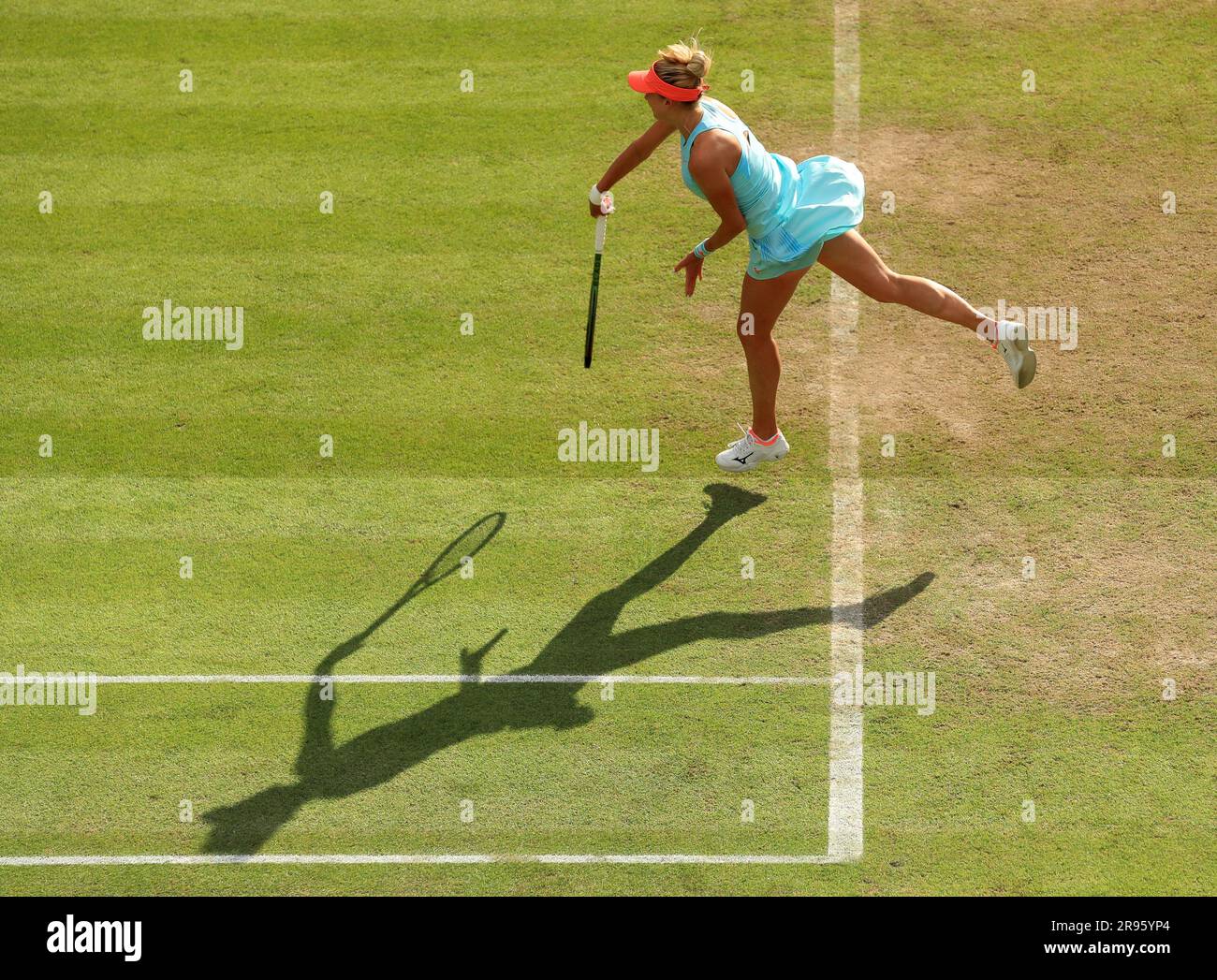 Lyudmyla Kichenok aus der Ukraine während ihres Halbfinales der Damen