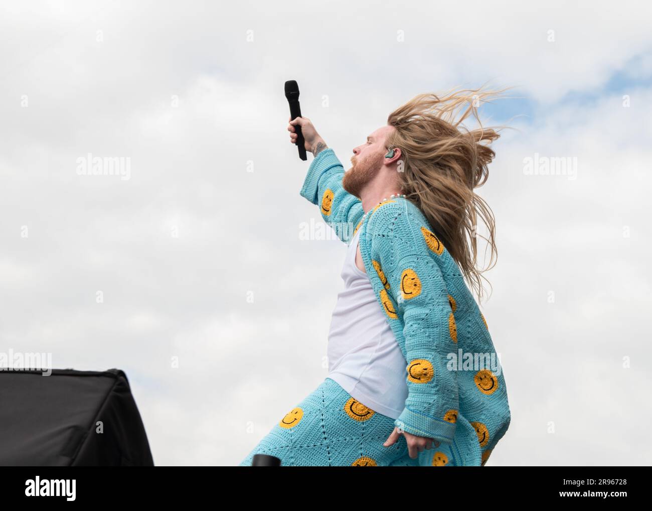 London, Vereinigtes Königreich, 24. Juni 2023. Sam Ryder tritt live auf dem BST Summertime Festival in Hyde Park auf und unterstützt Pink und Gwen Stefani. Cristina Massei/Alamy Live News Stockfoto