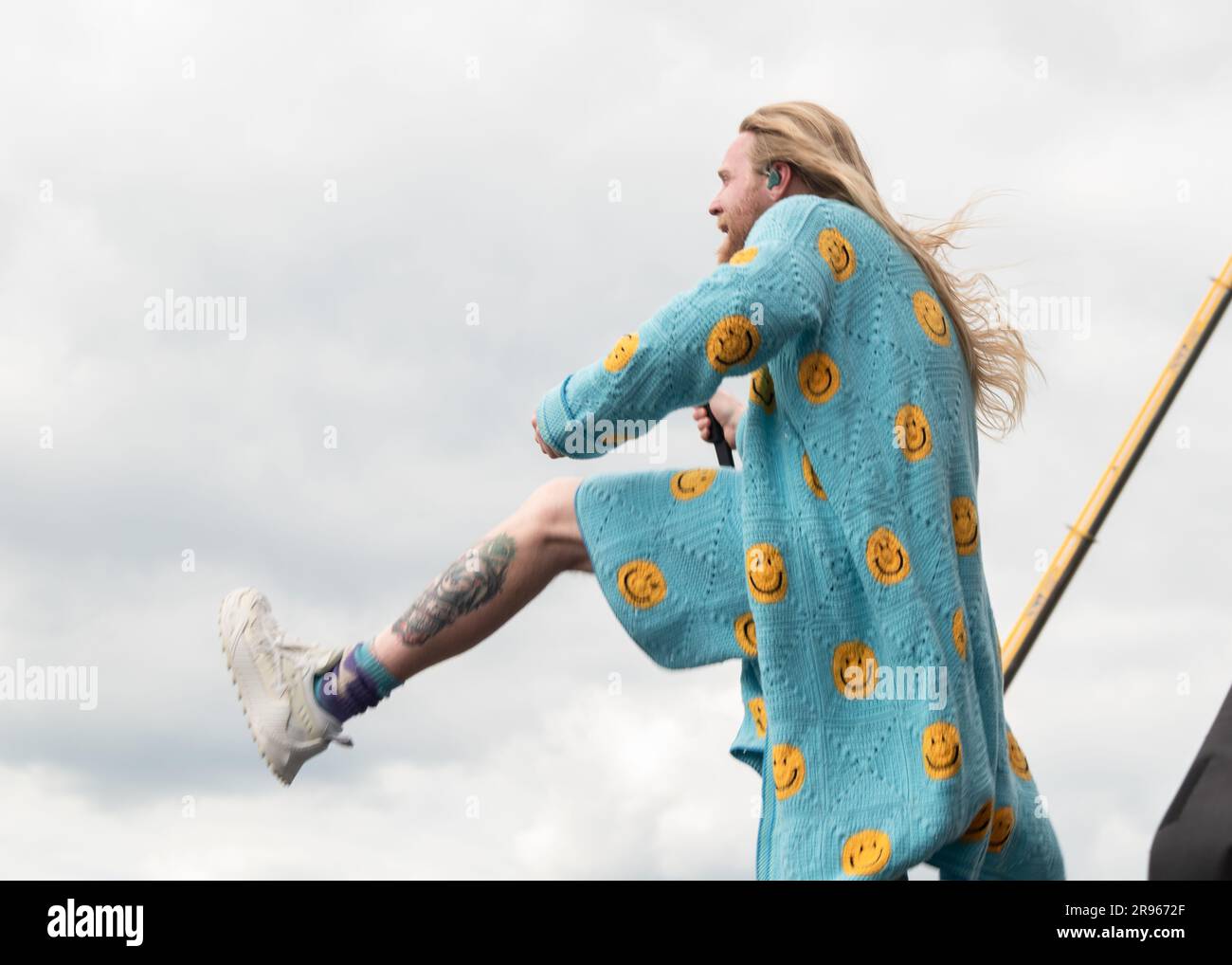 London, Vereinigtes Königreich, 24. Juni 2023. Sam Ryder tritt live auf dem BST Summertime Festival in Hyde Park auf und unterstützt Pink und Gwen Stefani. Cristina Massei/Alamy Live News Stockfoto