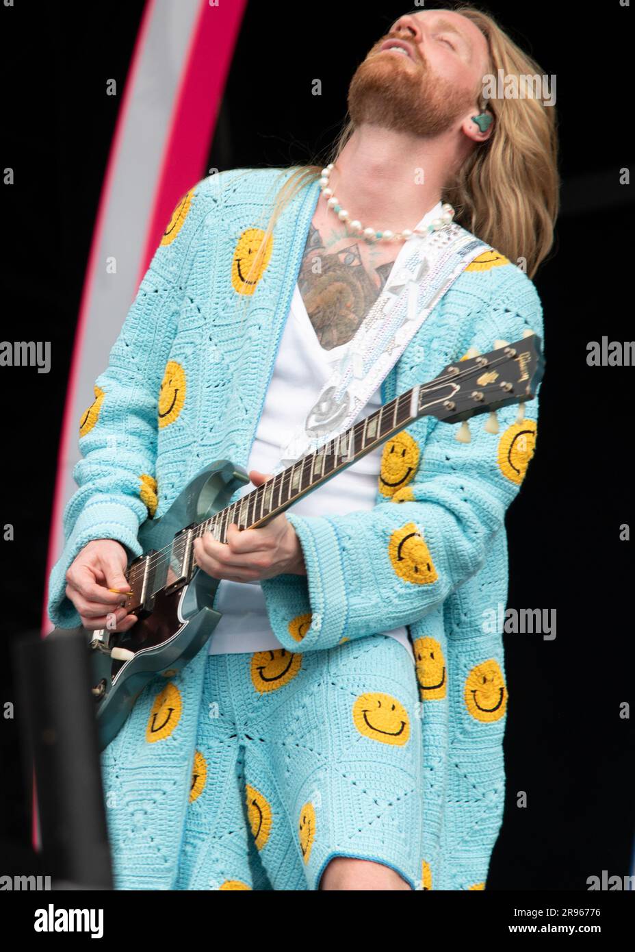 London, Vereinigtes Königreich, 24. Juni 2023. Sam Ryder tritt live auf dem BST Summertime Festival in Hyde Park auf und unterstützt Pink und Gwen Stefani. Cristina Massei/Alamy Live News Stockfoto