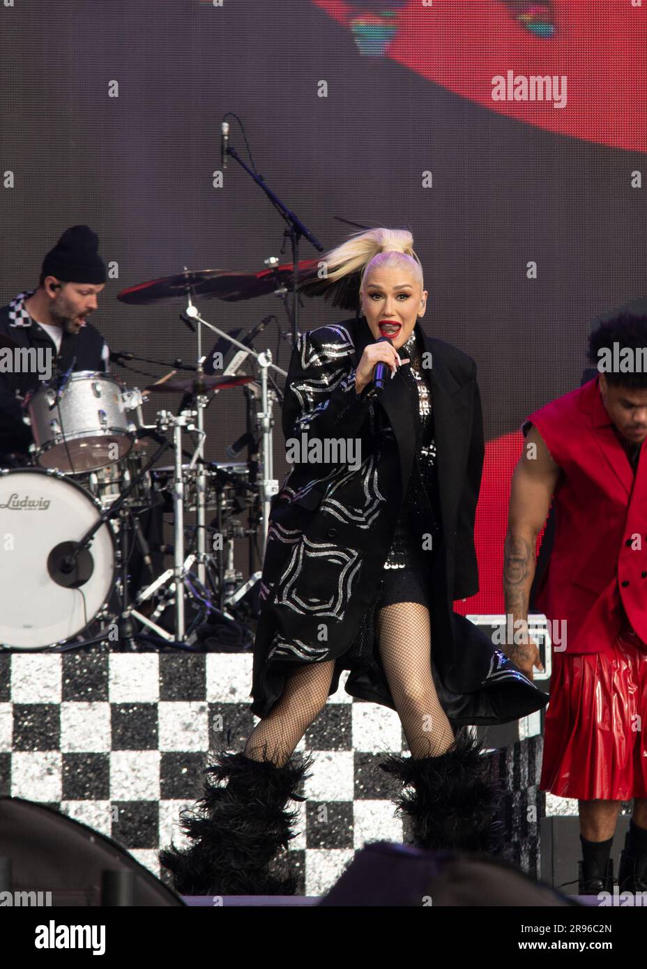 London, Vereinigtes Königreich, 24. Juni 2023. Gwen Stefani tritt live auf dem BST Summertime Festival in Hyde Park auf und unterstützt Pink. Cristina Massei/Alamy Live News Stockfoto