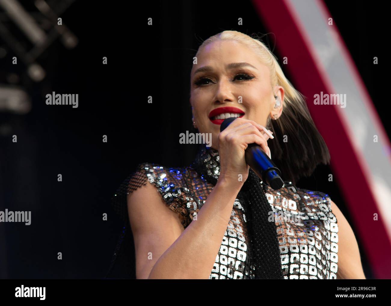London, Vereinigtes Königreich, 24. Juni 2023. Gwen Stefani tritt live auf dem BST Summertime Festival in Hyde Park auf und unterstützt Pink. Cristina Massei/Alamy Live News Stockfoto