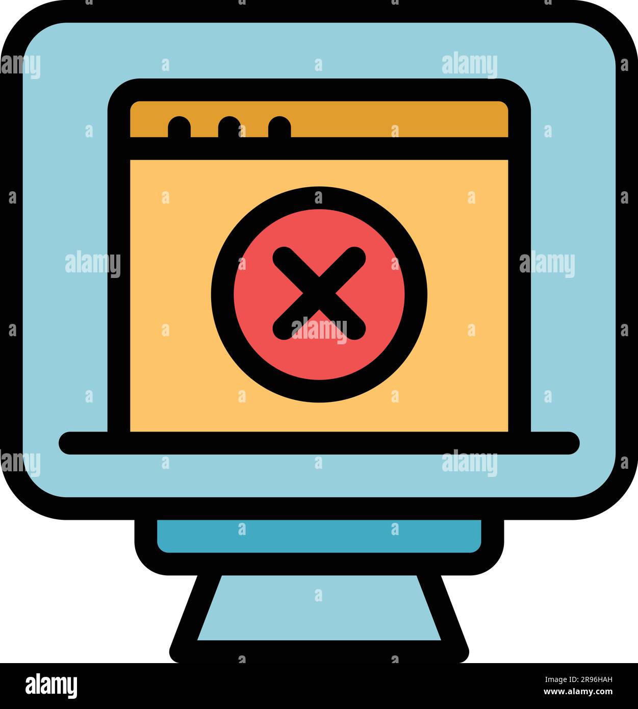 Symbol für Datensuchmaschine. Gliederungsdaten Suchmaschinenvektorsymbol für Webdesign isoliert auf weißer Hintergrundfarbe Stock Vektor