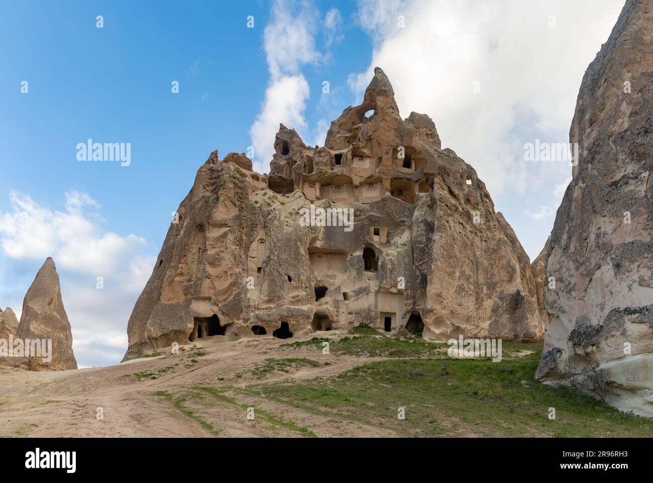 Ein Bild des Klosters des Sword Valley, Teil des Goreme Historical National Park. Stockfoto