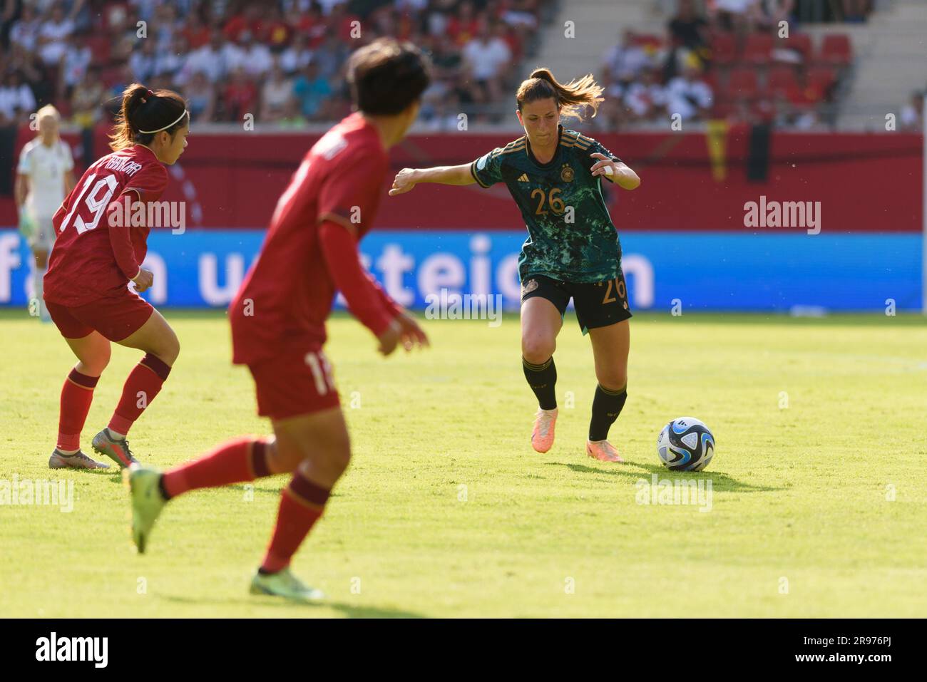 Chantal Hagel (26 Deutschland) während der internationalen Freundschaft zwischen Deutschland und Vietnam im Stadion am Bieberer Berg, Offenbach. (Sven Beyrich/SPP) Kredit: SPP Sport Press Photo. Alamy Live News Stockfoto