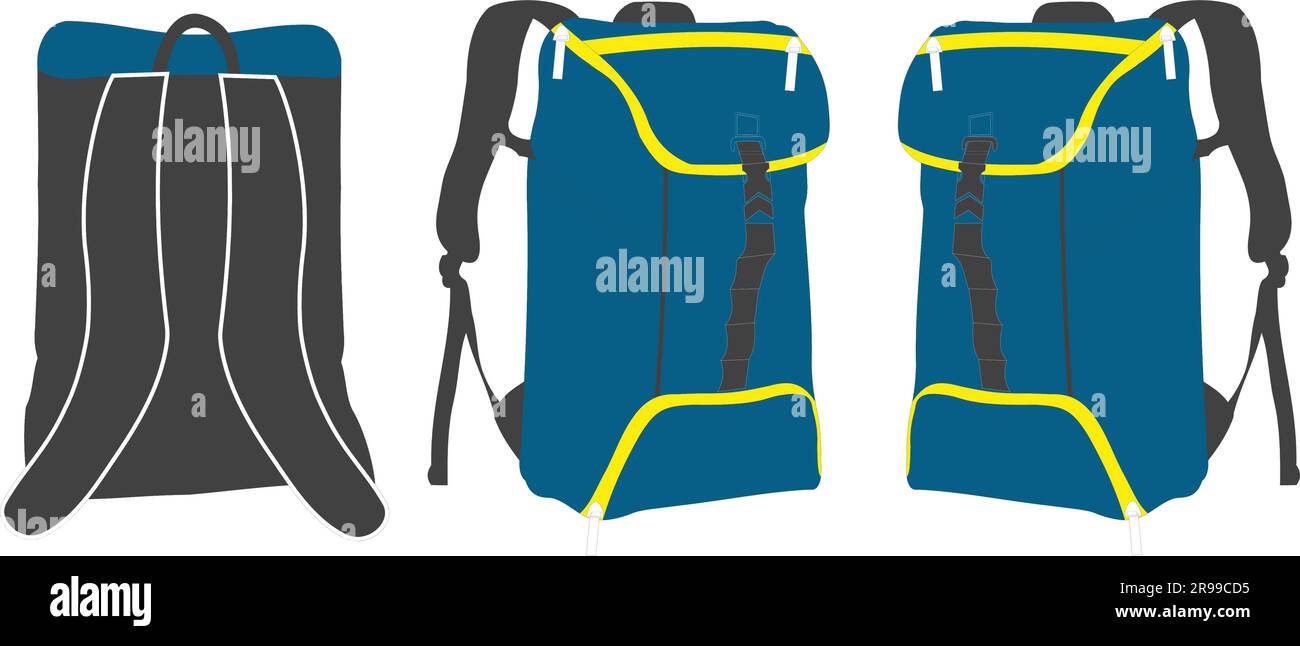 Rucksacktasche für Sport Stock Vektor
