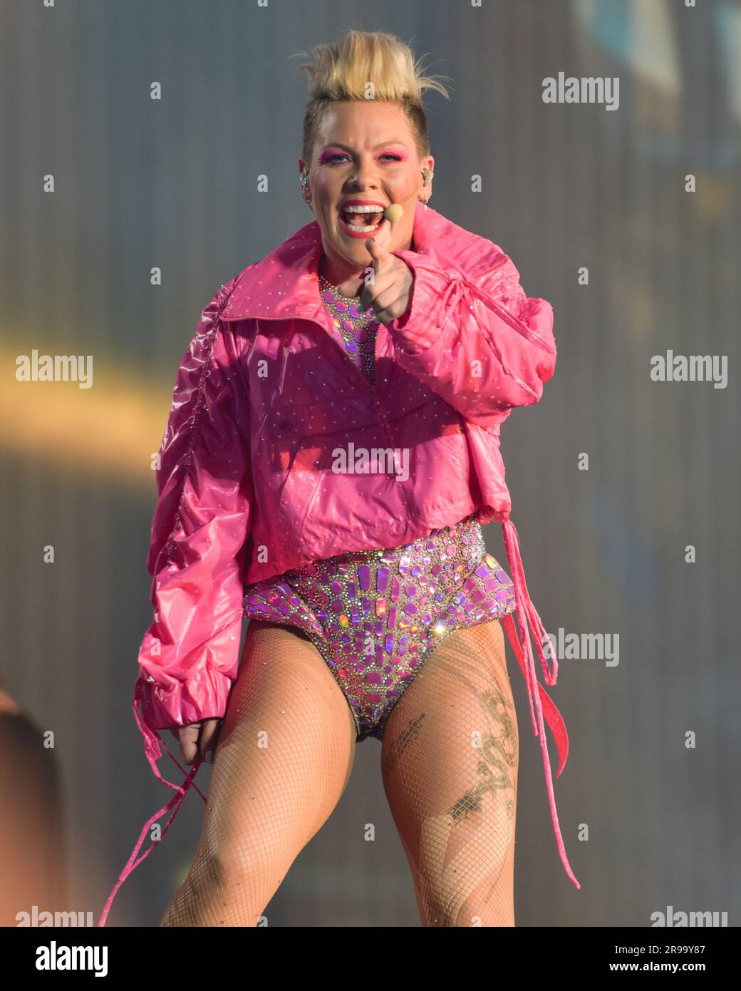 24. Juni 2023 London, Großbritannien. Pink - Britische Sommerzeit - Hyde Park London Gutschrift: Graham Tarrant/Alamy Live News Stockfoto
