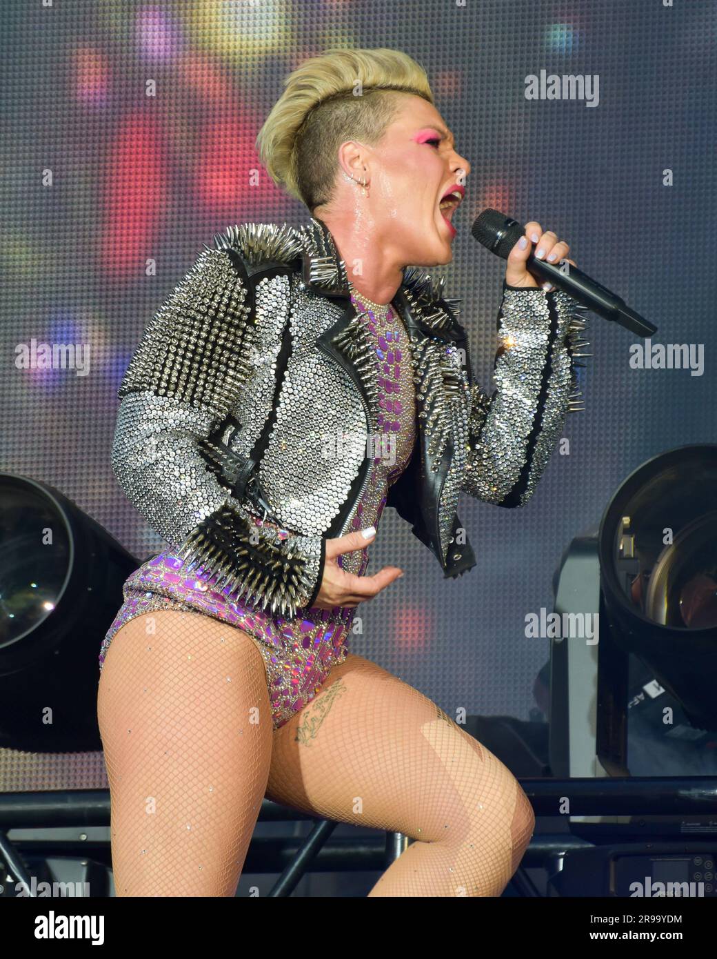 24. Juni 2023 London, Großbritannien. Pink - Britische Sommerzeit - Hyde Park London Gutschrift: Graham Tarrant/Alamy Live News Stockfoto