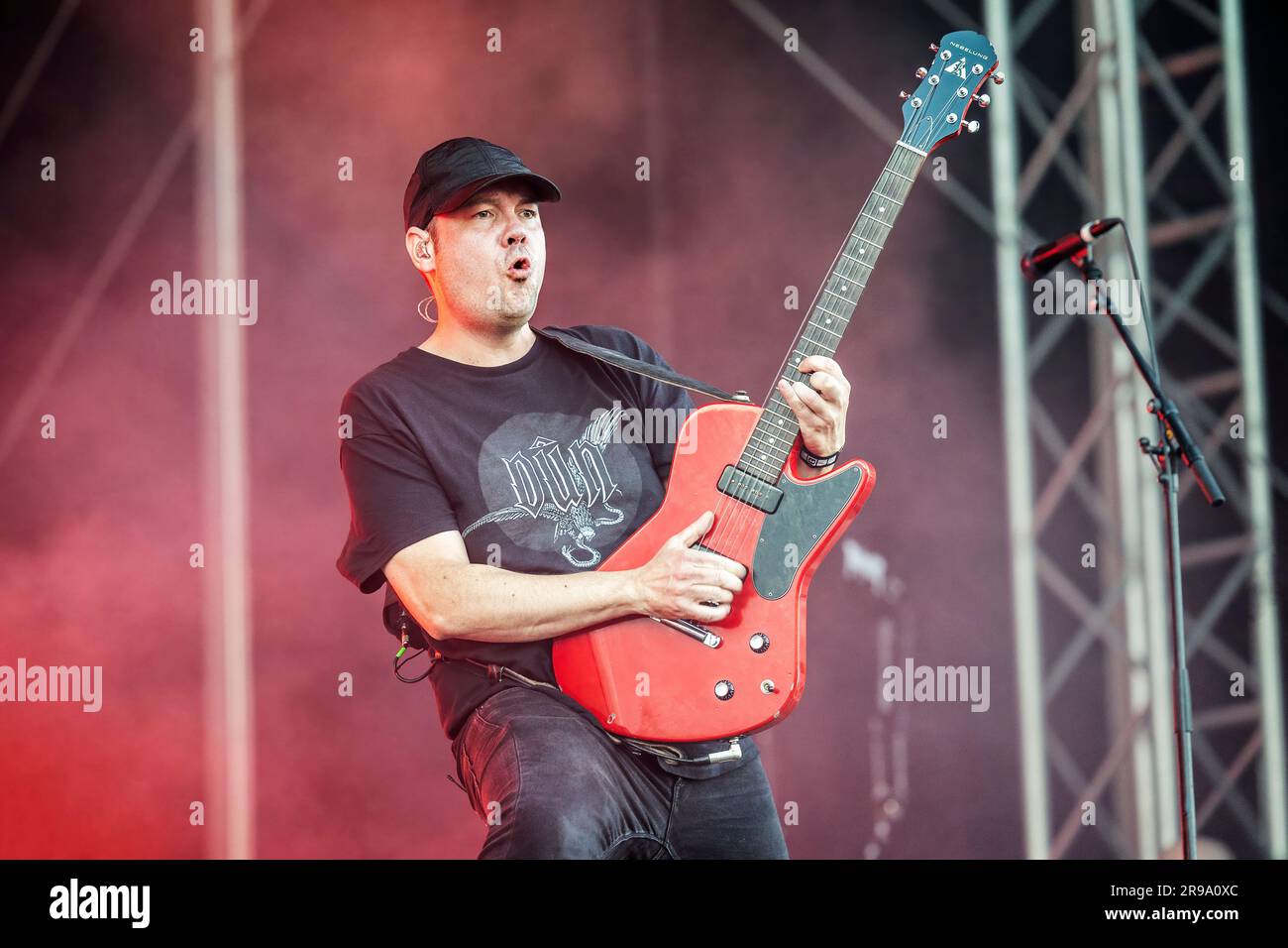 Oslo, Norwegen. 24. Juni 2023. Die norwegische Heavy-Metal-Band Kvelertak führt während des norwegischen Musikfestivals Tonne of Rock 2023 in Oslo ein Live-Konzert auf. (Foto: Gonzales Photo/Alamy Live News Stockfoto