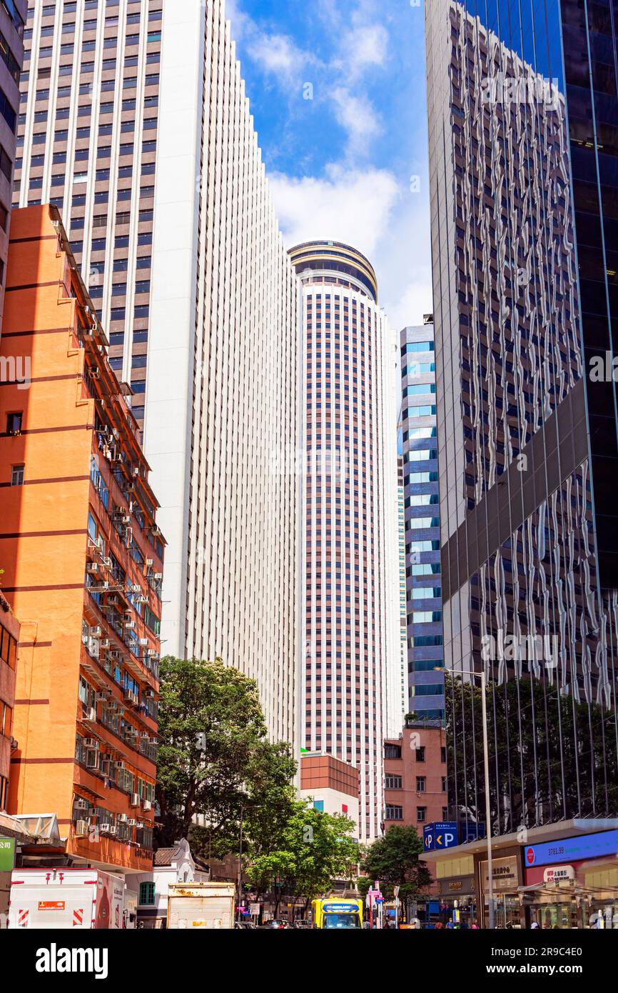 Hopewell Building, Skyline der Stadt, Hongkong, SAR, China Stockfoto