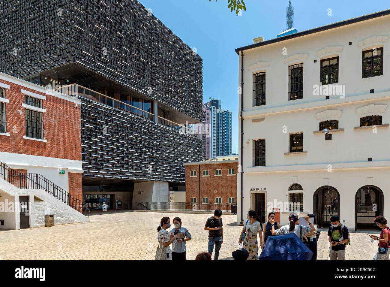 Restaurierte zentrale Polizeistation, Tai Kwun, Hongkong, SAR, China Stockfoto