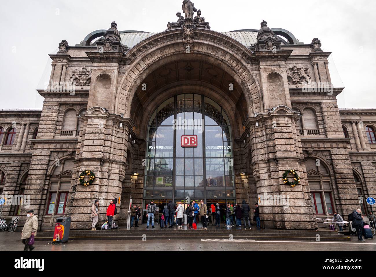 Nürnberg, Deutschland 28. DEZEMBER 2021 Nürnberg Hauptbahnhof
