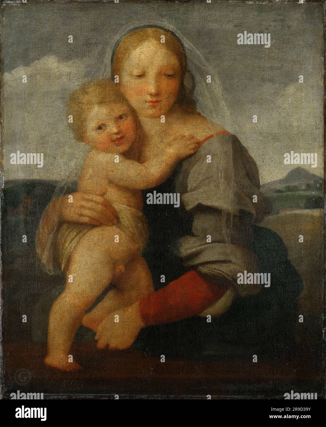 Raphael - die Madonna und das Kind (die Mackintosh Madonna) с1509-11 Stockfoto