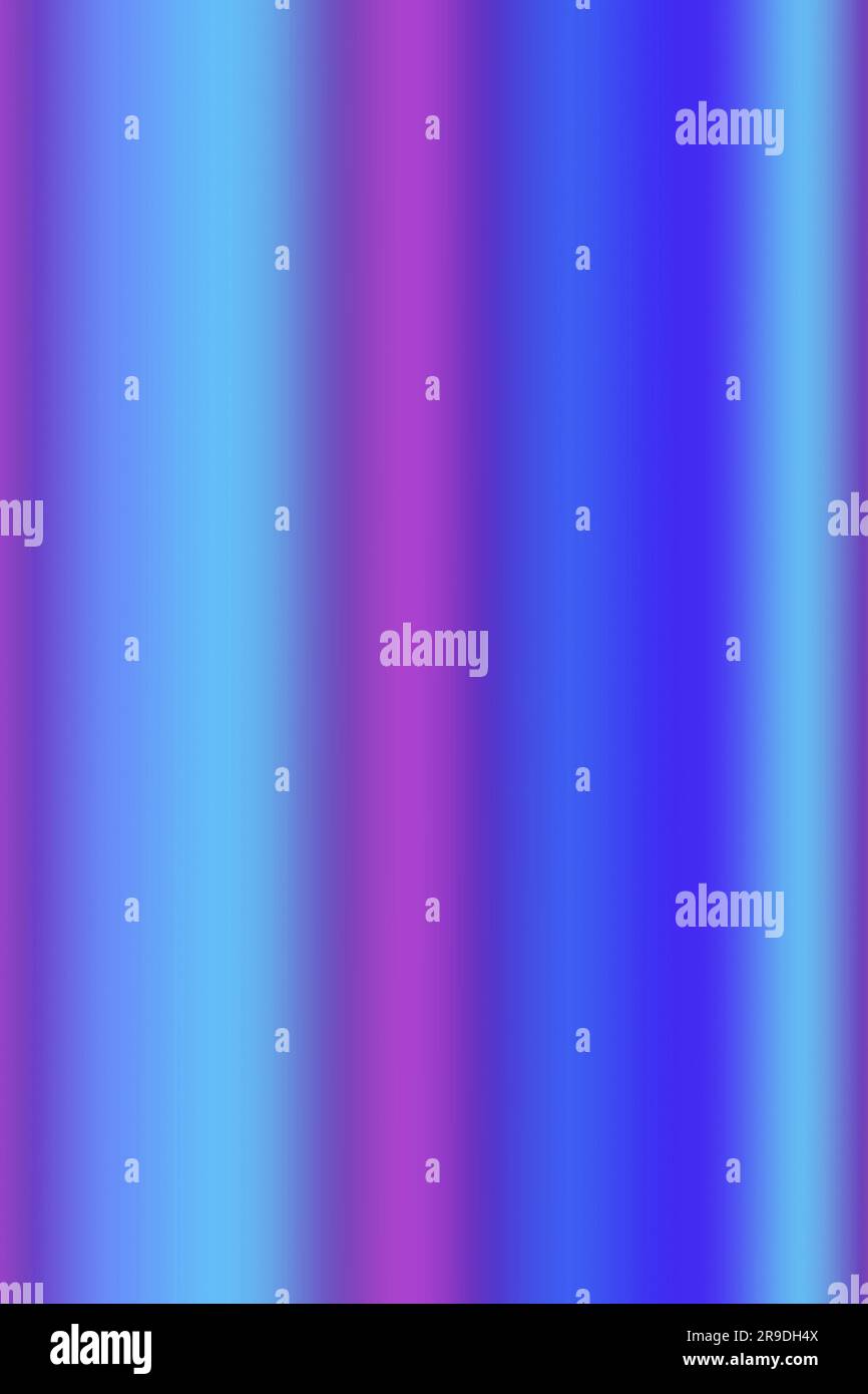 Verlaufende blaue und violette vertikale Streifen für abstrakten Hintergrund Stockfoto