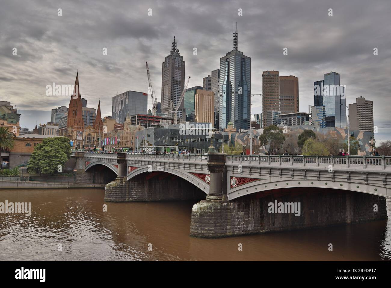 Fantastischer Ausflug in Australien - Melbourne City Stockfoto