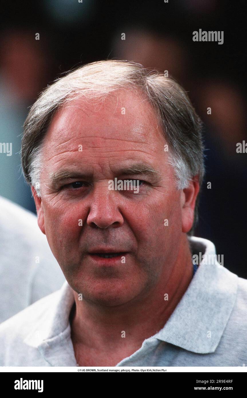 25. März 1998: CRAIG BROWN, Leiter Schottland Stockfoto