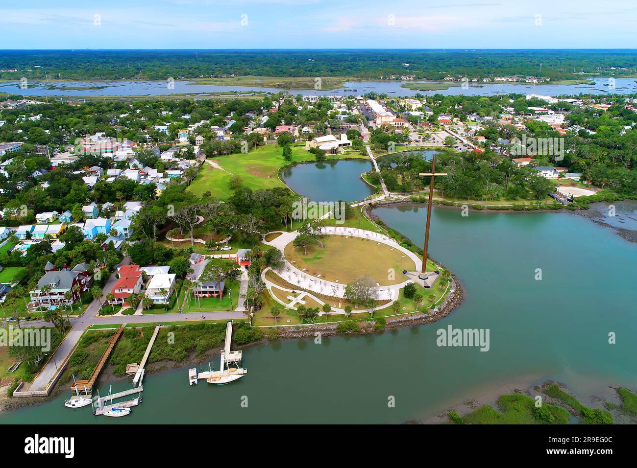 Nombre de dios Mission Name of God Mission in St. Augustine Florida USA Stockfoto