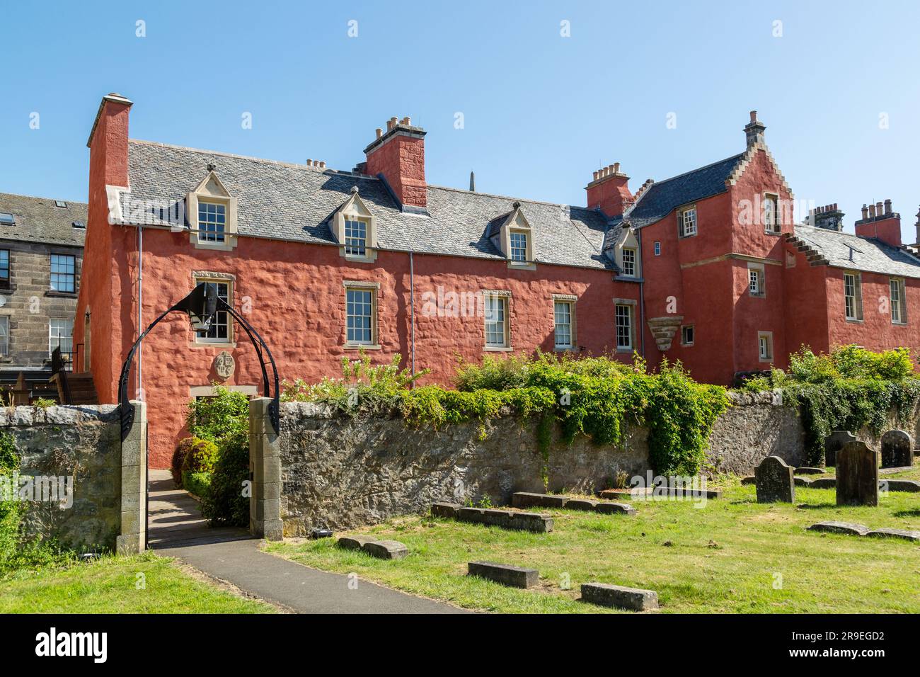 Abbot House, Dunfermline, Schottland. Stockfoto