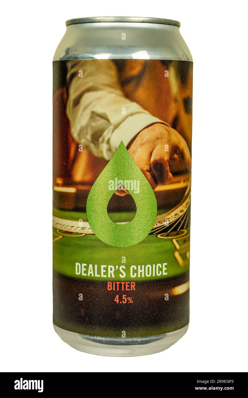 Polly's Brew Co – Dealer's Choice Bitter – alc 4,5 % vol. Stockfoto