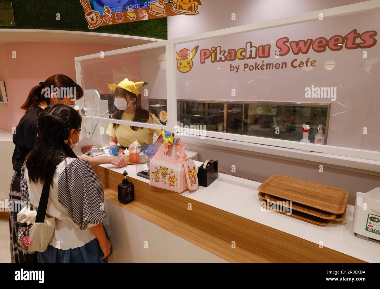 POKEMON CAFE IKEBUKURO, TOKIO Stockfoto