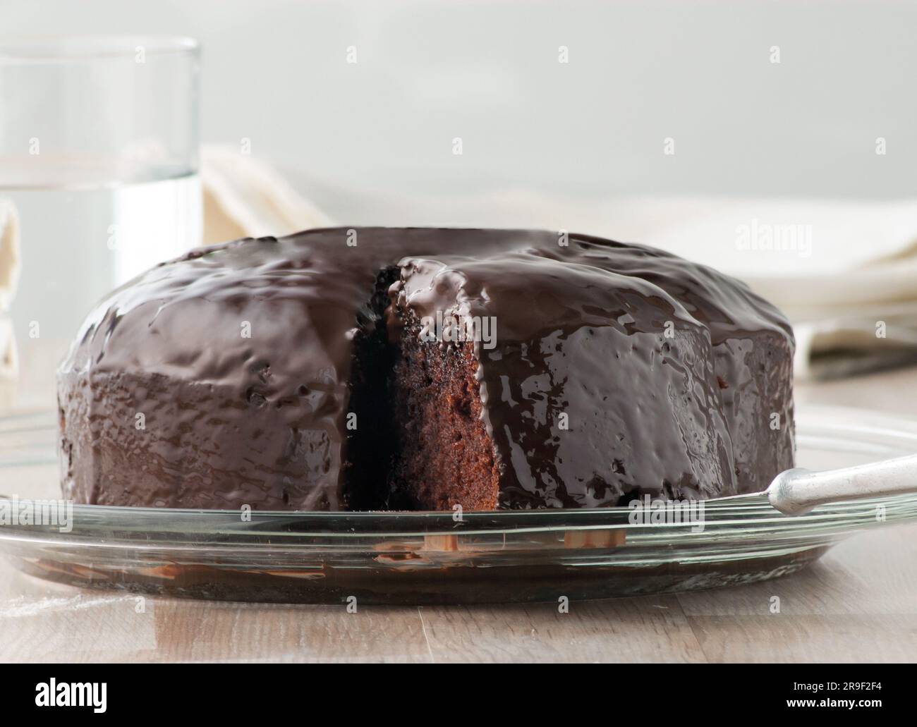 Schokoladen-Kuchen Stockfoto