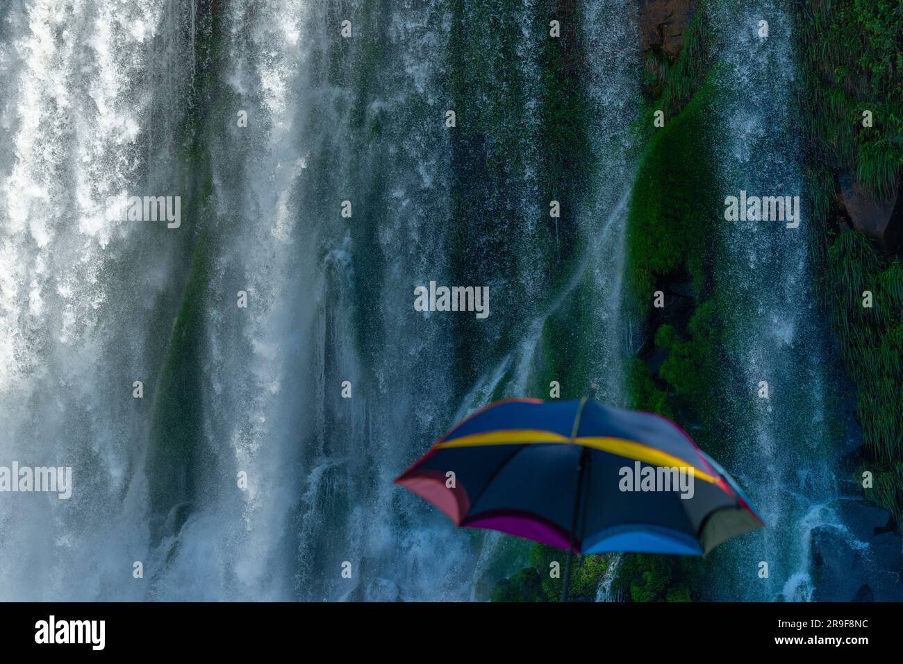 Lower Circuit, Cataratas del Iguazú, Iguazu Wasserfälle, Nationalpark Iguzú, UNESCO-Weltkulturerbe, Province Misiones, Argentinina, Lateinamerika Stockfoto