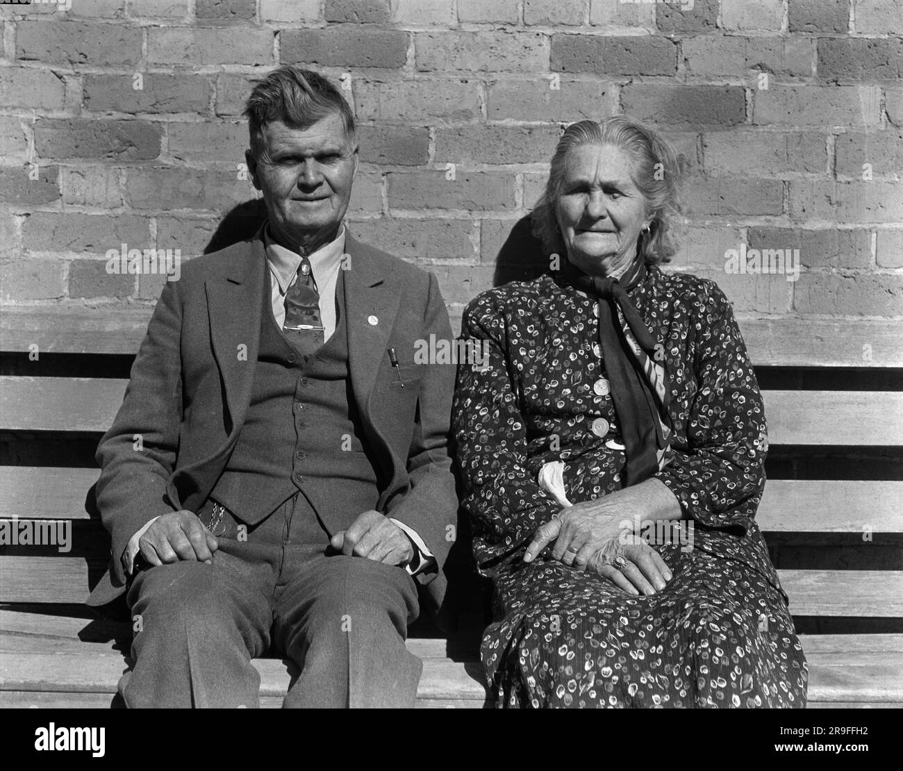 Die Fotografin Dorothea lange fotografiert Amerika während und nach der Großen Depression für die Farm Security Administration (FSA). Foto von Dorothea lange Stockfoto