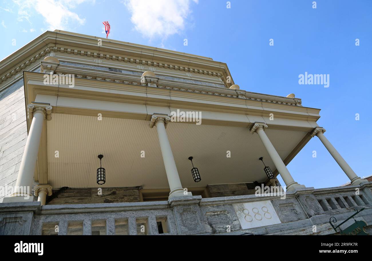 Die Octagon-Säulen - New York Stockfoto