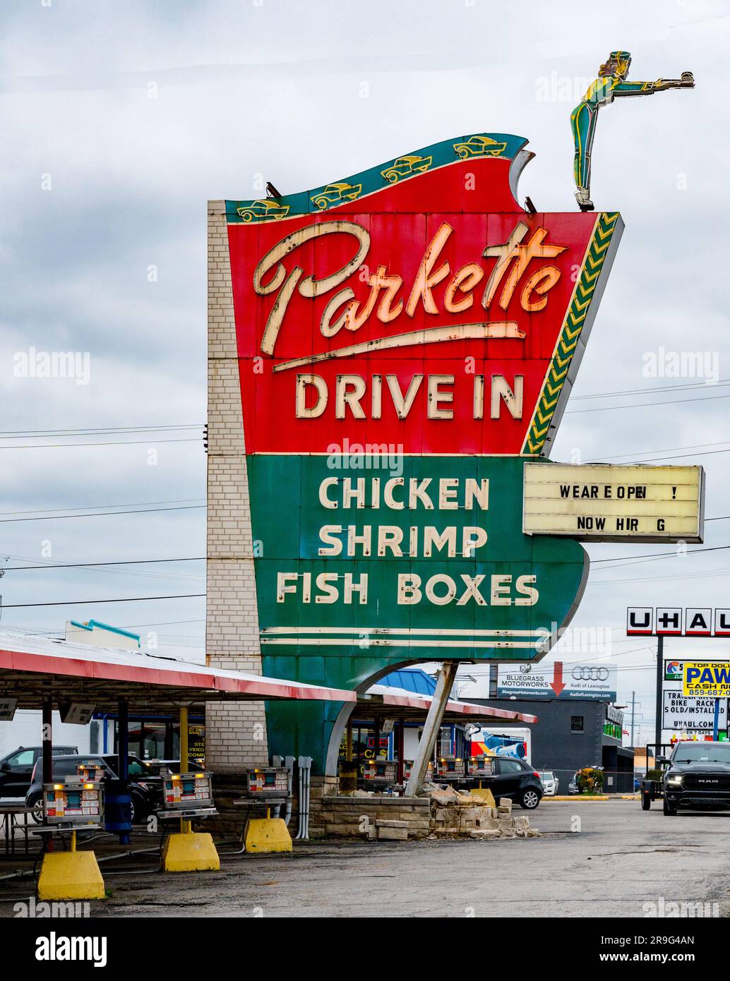 Parkette Drive in, Lexington KY Stockfoto