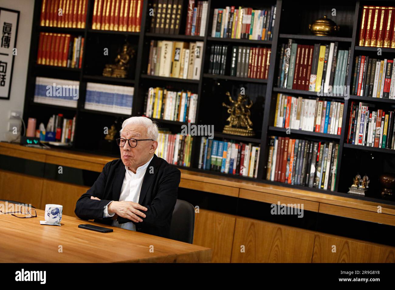 Taiwan. 13. September 2022. Robert Tsao ist ein taiwanesischer Geschäftsmann, der am besten als Gründer der United Microelectronics Corporation bekannt ist. Kredit: Daniel Ceng Shou-Yi/ZUMA Wire Press/ZUMAPRESS.com/Alamy Live News Stockfoto