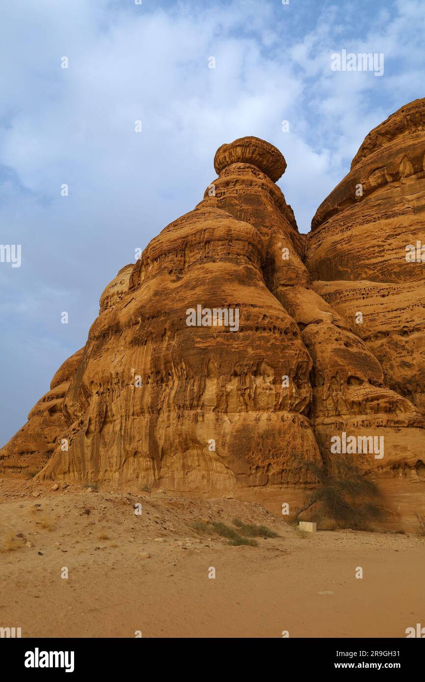 Al Ula Altstadt, Saudi-Arabien - die Nabatäer oder Nabateans Gräber Zivilisation in Madain Saleh in Al Ula Stockfoto