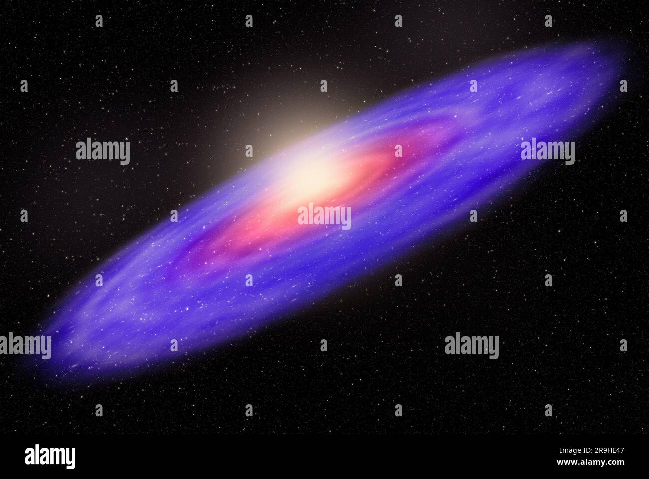 Galaxie, Science-Fiction-Tapete. Die Schönheit des Weltraums. Milliarden Galaxien im Universum kosmischer Kunsthintergrund Stockfoto