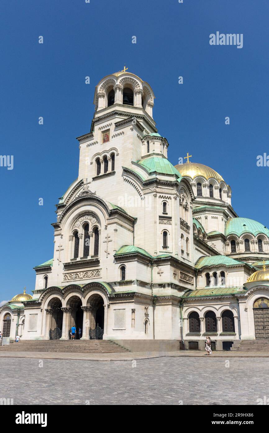 St. Alexander-Nevsky-Kathedrale, St. Alexander-Nevsky-Platz, Sofia, Republik Bulgarien Stockfoto