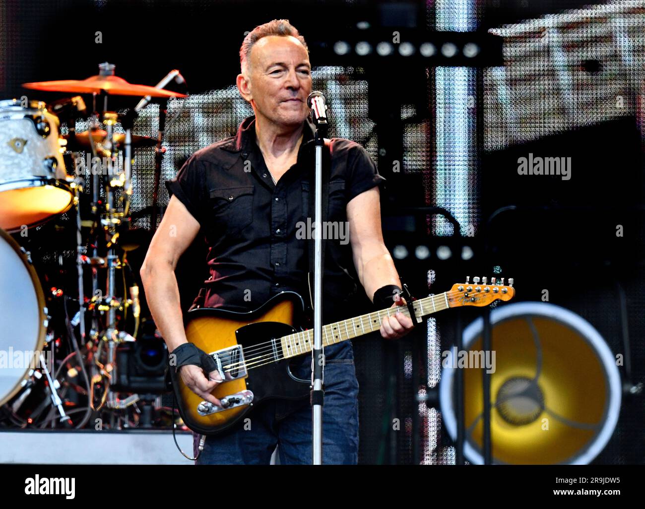 GÖTEBORG 20230626 Bruce Springsteen bei seinem zweiten Konzert 2023 in Nya Ullevi, Göteborg. Foto: Jan Fleischmann / TT / Code 75524 Stockfoto