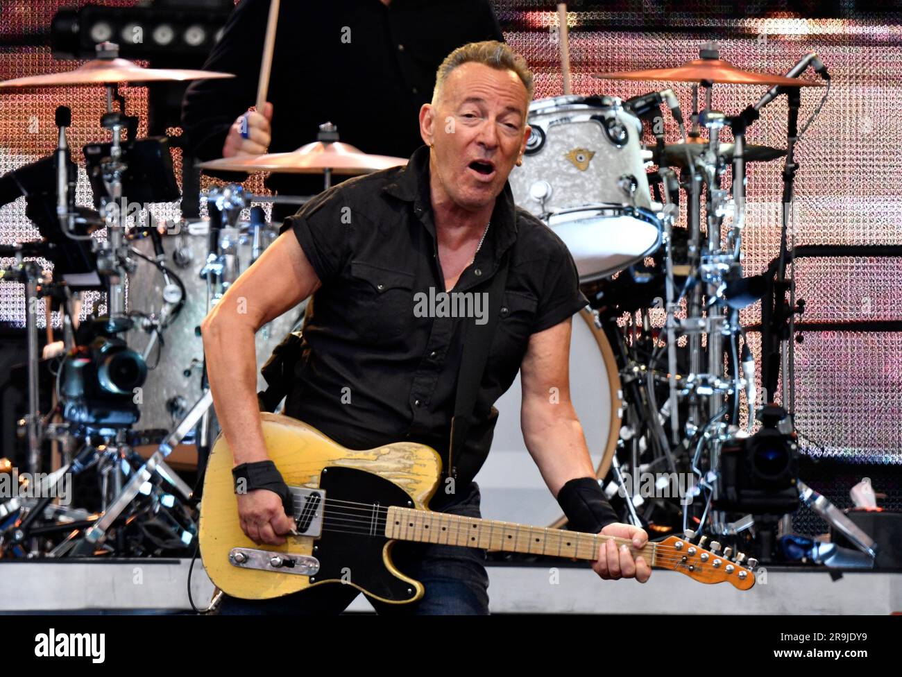 GÖTEBORG 20230626 Bruce Springsteen bei seinem zweiten Konzert 2023 in Nya Ullevi, Göteborg. Foto: Jan Fleischmann / TT / Code 75524 Stockfoto