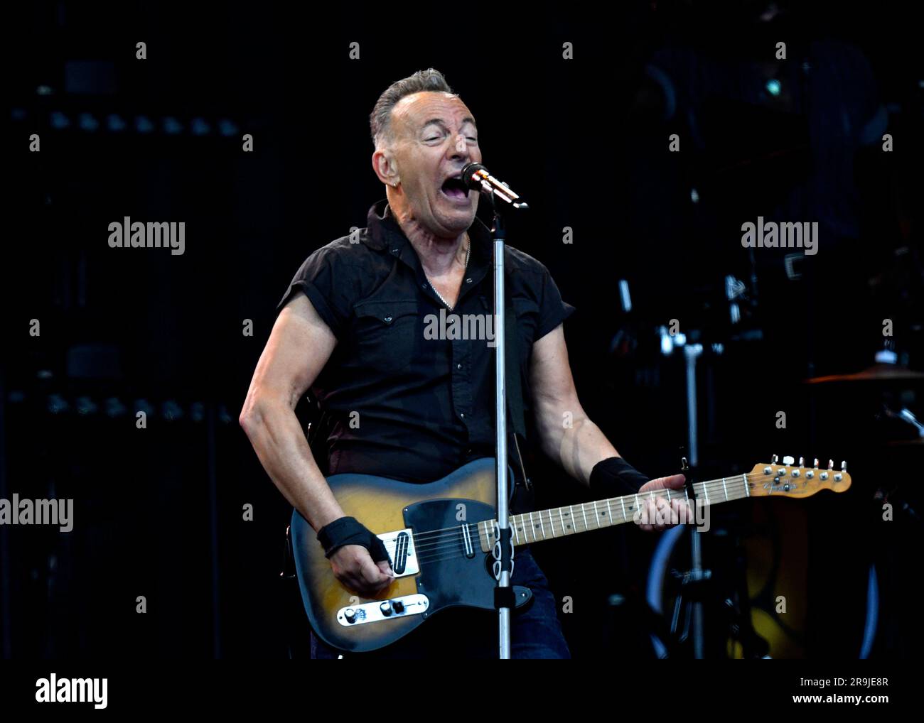 GÖTEBORG 20230626 Bruce Springsteen bei seinem zweiten Konzert 2023 in Nya Ullevi, Göteborg. Foto: Jan Fleischmann / TT / Code 75524 Stockfoto