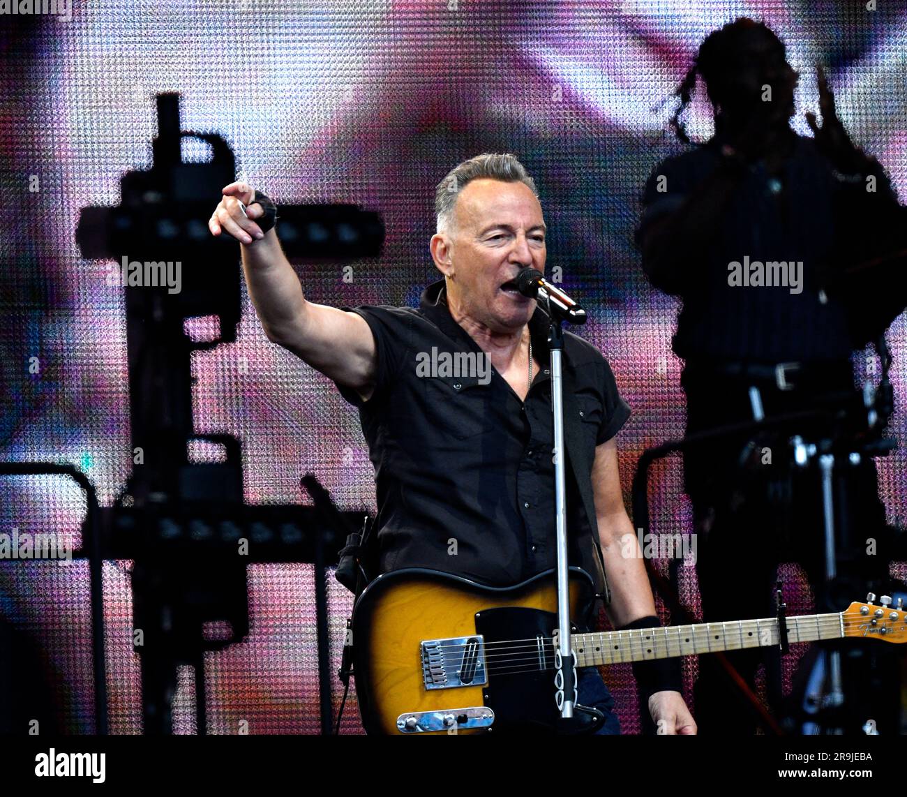 GÖTEBORG 20230626 Bruce Springsteen bei seinem zweiten Konzert 2023 in Nya Ullevi, Göteborg. Foto: Jan Fleischmann / TT / Code 75524 Stockfoto