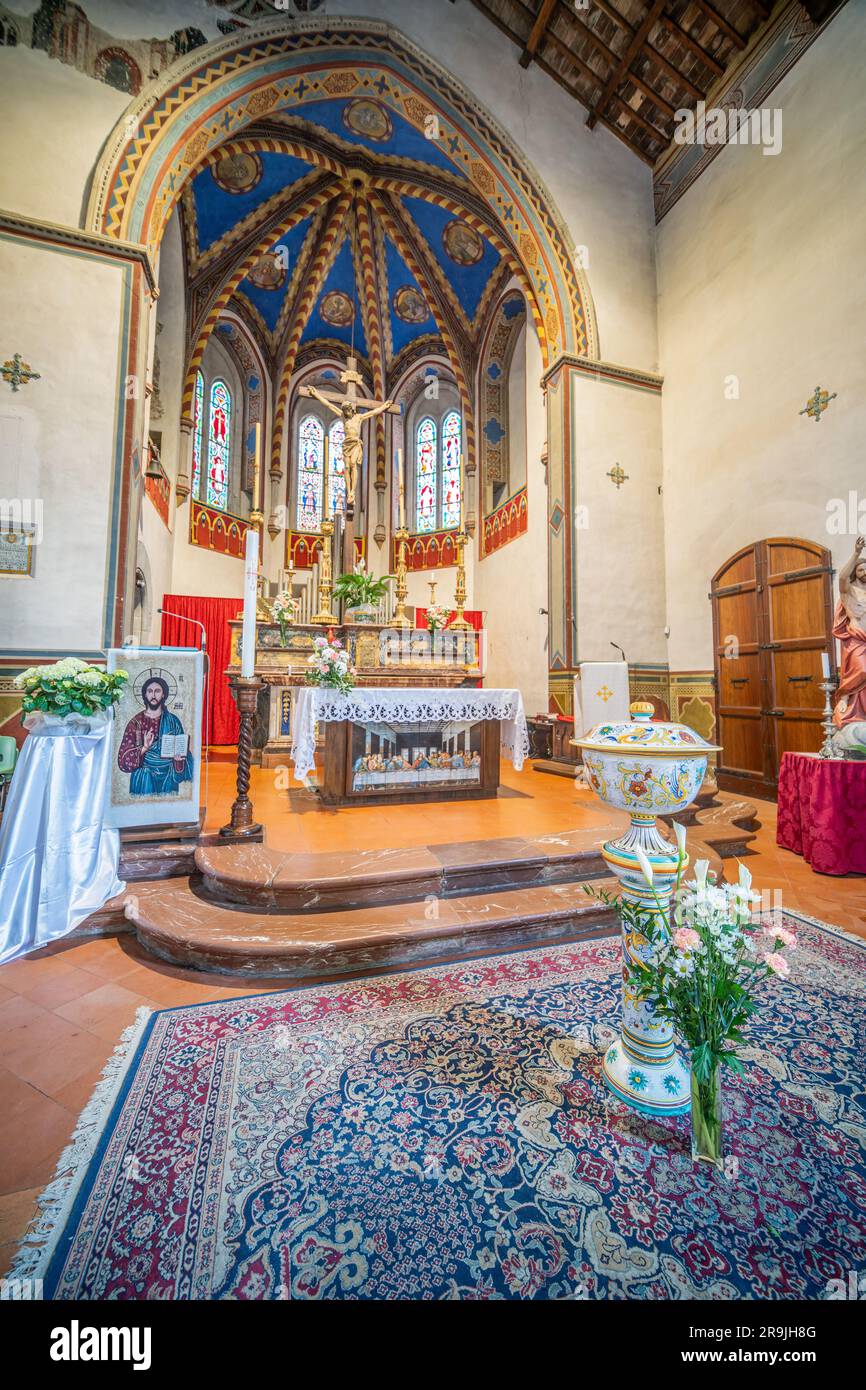 San Francesco Kirche in Deruta Keramikstadt, Umria Italien Stockfoto