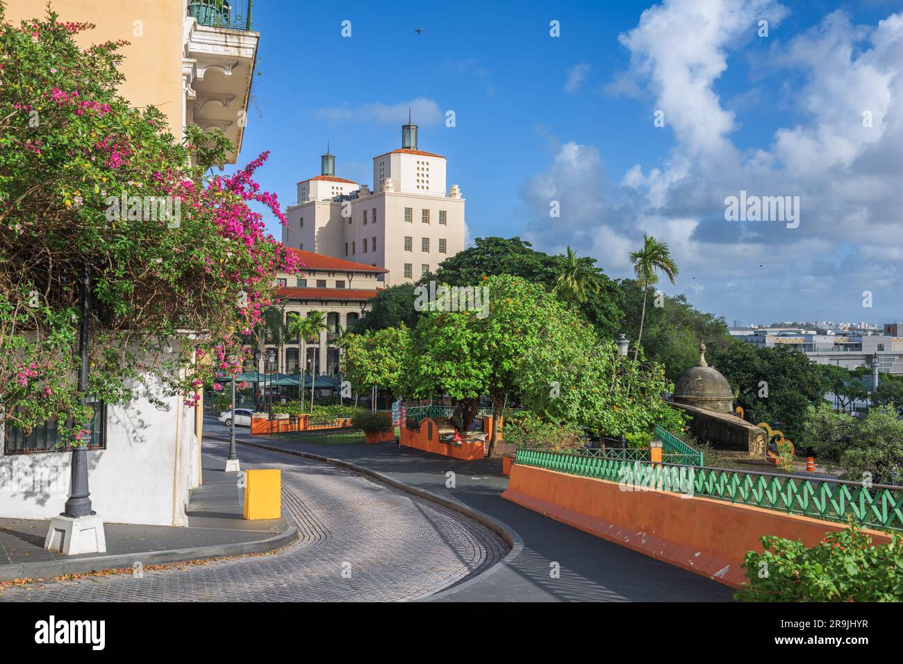 San Juan, Puerto Rico Straßen und Stadtbild. Stockfoto