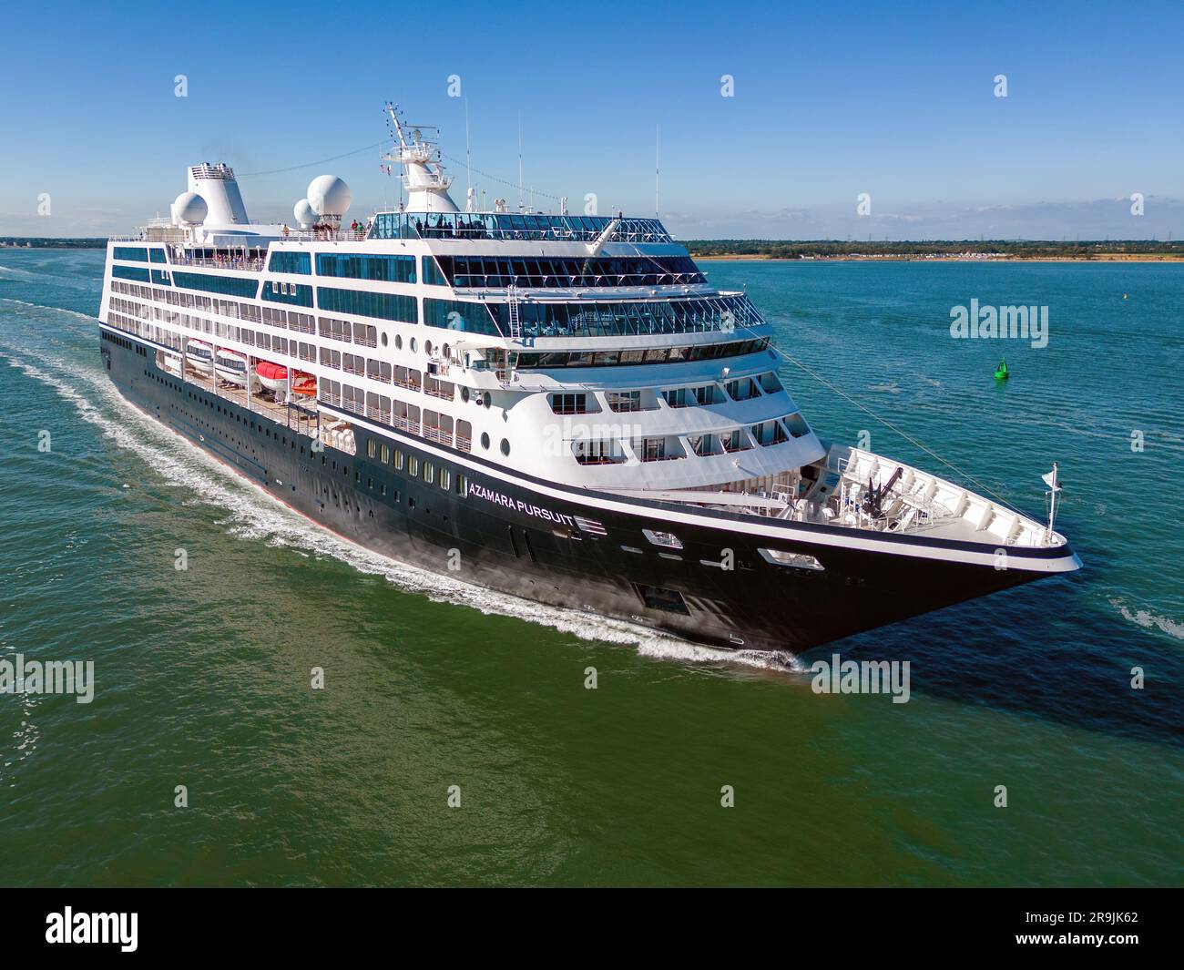 Azamara Pursuit ist ein Kreuzfahrtschiff, das von Azamara Club Cruises betrieben wird. Stockfoto