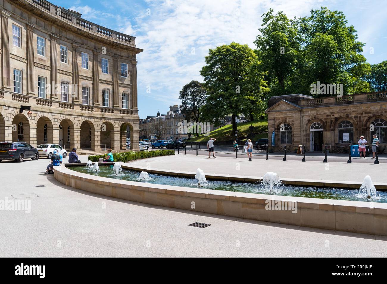 Buxton in der Sonne Stockfoto