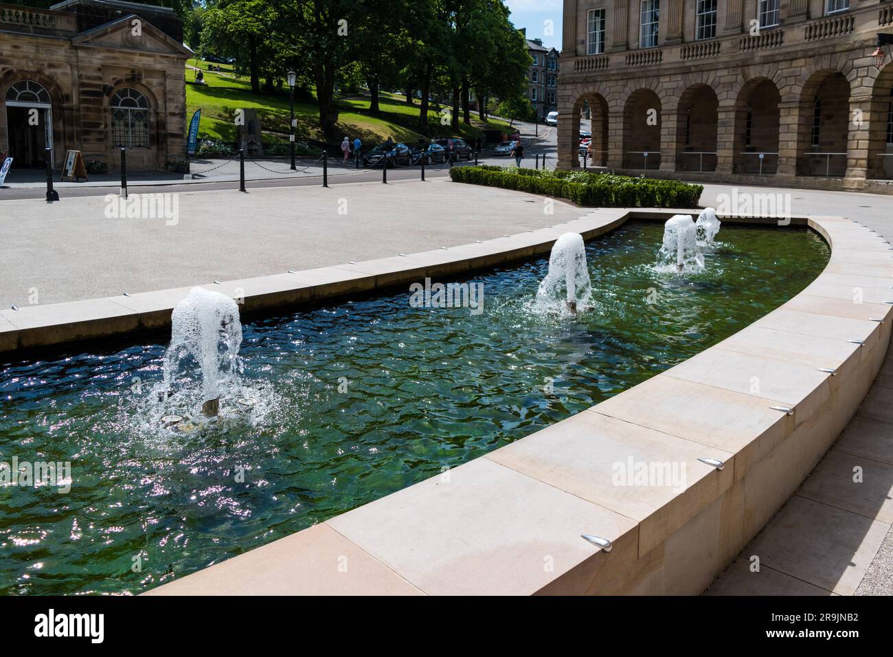 Buxton in der Sonne Stockfoto