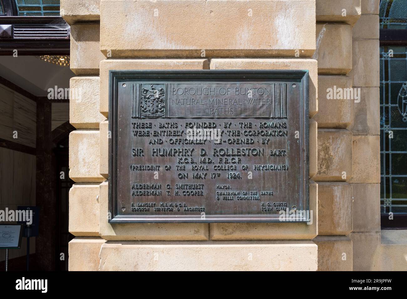 Buxton in der Sonne Stockfoto