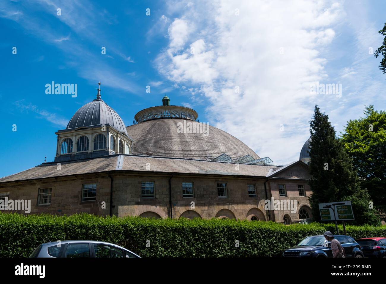 The Devonshire Dome, Buxton, Derbyshire, England, Großbritannien. Stockfoto