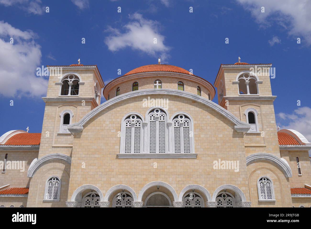 Neu errichtete (2021) Kathedrale von St. Barnabas, Nikosia, Republik Zypern Stockfoto