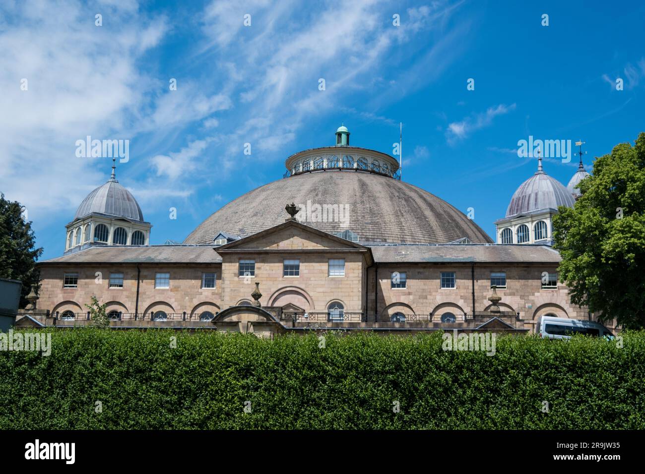 The Devonshire Dome, Buxton, Derbyshire, England, Großbritannien. Stockfoto