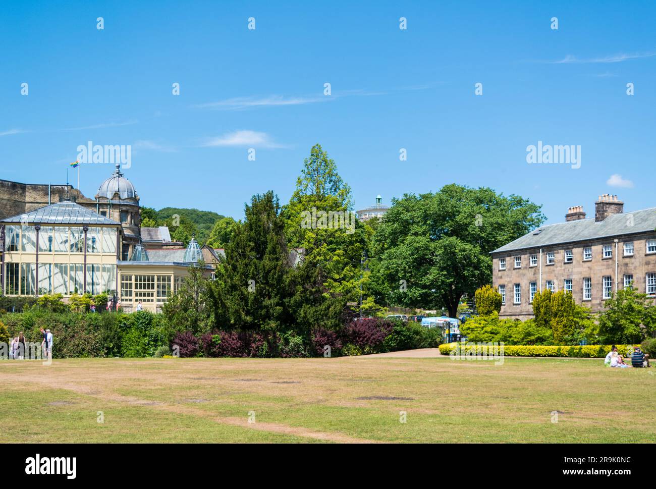 Buxton in der Sonne Stockfoto